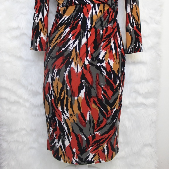 New Flattering Tiger Pattern  Dress - Picture 7 of 8